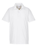 Team 365 TT51Y Youth Zone Performance Polo #color_WHITE