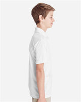 Team 365 TT51Y Youth Zone Performance Polo #color_WHITE