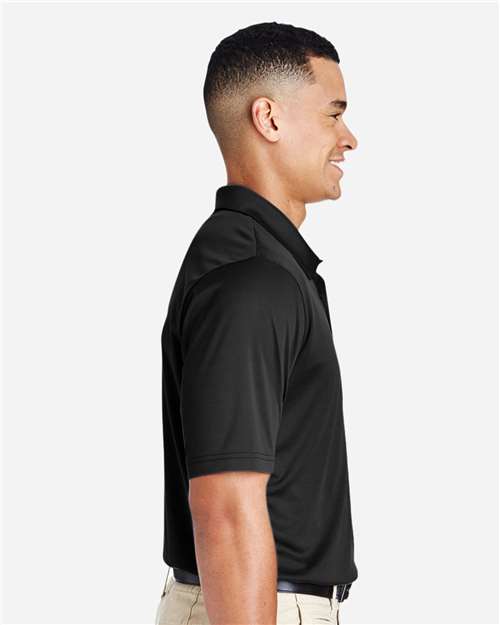 Team 365 TT51T Men's Tall Zone Performance Polo #color_BLACK