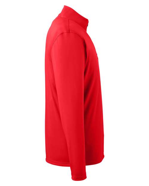 Puma Golf 596807 Men's Icon Quarter-Zip #color_HIGH RISK RED