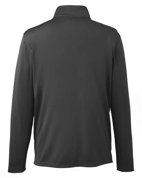 Puma Golf 596807 Men's Icon Quarter-Zip #color_PUMA BLACK