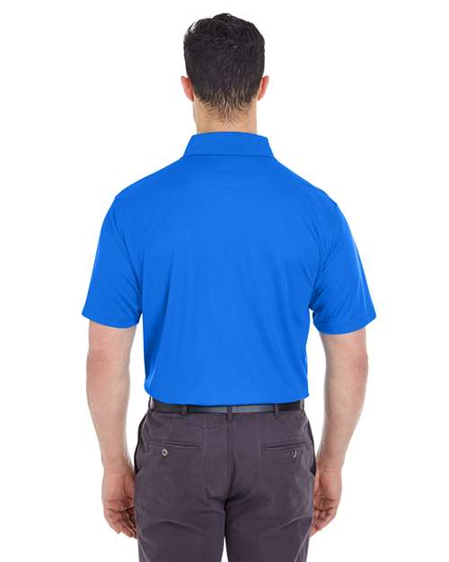 UltraClub 8210T Men's Tall Cool & Dry Mesh Piqu Polo #color_ROYAL