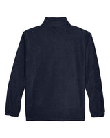 Harriton M990T Men's Tall 8 oz. Full-Zip Fleece #color_NAVY