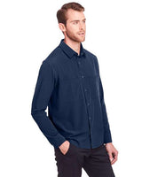 North End NE500 Men's Borough Stretch Performance Shirt #color_CLASSIC NAVY