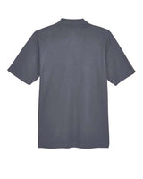 Core 365 CE101 Men's Balance Colorblock Performance Piqu Polo #color_BLACK/ CARBON