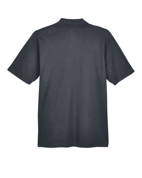 Core 365 CE101 Men's Balance Colorblock Performance Piqu Polo #color_FOREST/ CARBON