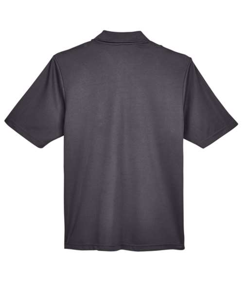Core 365 CE101 Men's Balance Colorblock Performance Piqu Polo #color_SFTY YLW/ CRBN