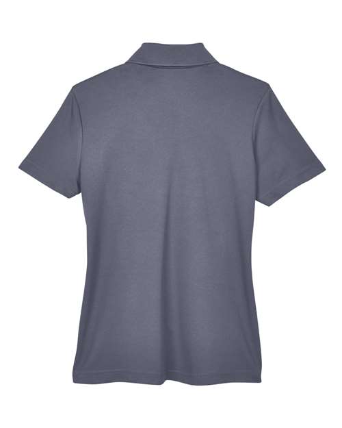 Core 365 CE101W Ladies' Balance Colorblock Performance Piqu Polo #color_CLASSC NVY/ CRBN