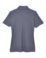 Core 365 CE101W Ladies' Balance Colorblock Performance Piqu Polo #color_CLASSC NVY/ CRBN