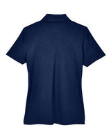 Core 365 CE101W Ladies' Balance Colorblock Performance Piqu Polo #color_ELC BLU/ CL NVY