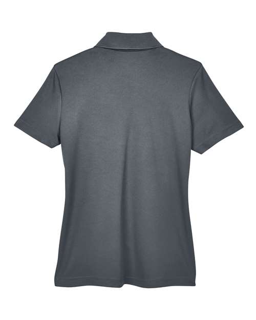 Core 365 CE101W Ladies' Balance Colorblock Performance Piqu Polo #color_FOREST/ CARBON