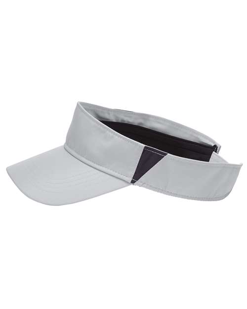 Core 365 CE002 Adult Drive Performance Visor #color_PLATNM/ CRBN