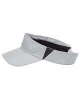 Core 365 CE002 Adult Drive Performance Visor #color_PLATNM/ CRBN