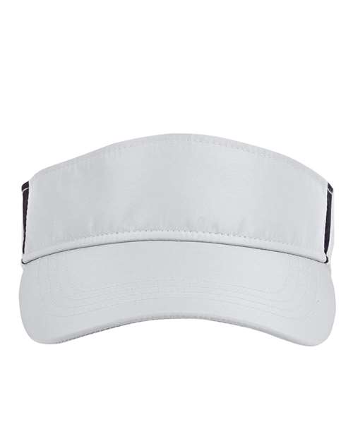 Core 365 CE002 Adult Drive Performance Visor #color_PLATNM/ CRBN