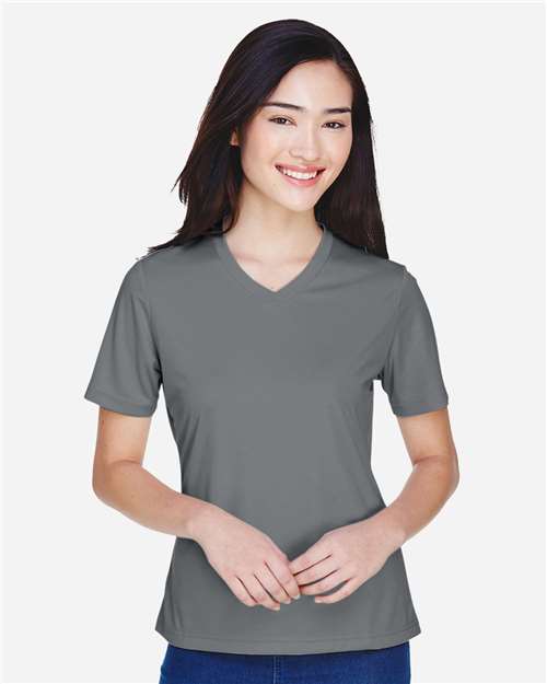 Team 365 TT11W Ladies' Zone Performance T-Shirt #color_SPORT GRAPHITE