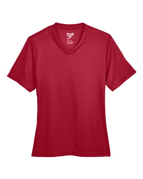 Team 365 TT11W Ladies' Zone Performance T-Shirt #color_SPORT SCRLET RED