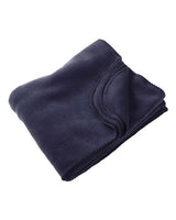 Harriton M999 12.7 oz. Fleece Blanket #color_NAVY