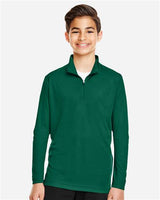 Team 365 TT31Y Youth Zone Performance Quarter-Zip #color_SPORT FOREST
