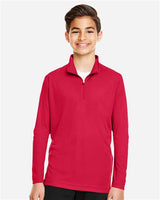 Team 365 TT31Y Youth Zone Performance Quarter-Zip #color_SPORT RED