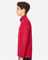 Team 365 TT31Y Youth Zone Performance Quarter-Zip #color_SPORT RED