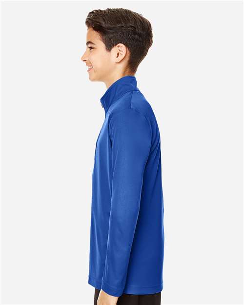 Team 365 TT31Y Youth Zone Performance Quarter-Zip #color_SPORT ROYAL