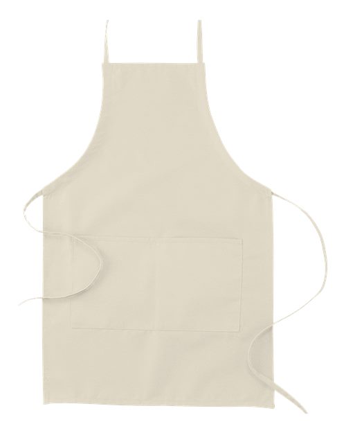 ""Big Accessories APR53 Two-Pocket 30" Apron" #color_NATURAL"