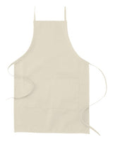 ""Big Accessories APR53 Two-Pocket 30" Apron" #color_NATURAL"