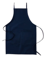 ""Big Accessories APR53 Two-Pocket 30" Apron" #color_NAVY"