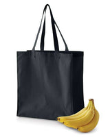 BAGedge BE055 6 oz. Canvas Grocery Tote #color_BLACK