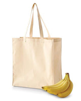 BAGedge BE055 6 oz. Canvas Grocery Tote #color_NATURAL