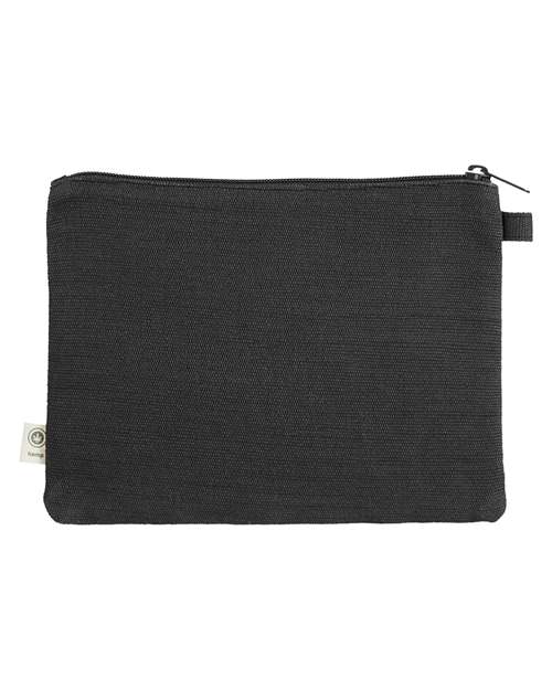 econscious EC8402 Hemp Pouch #color_BLACK/ BLACK