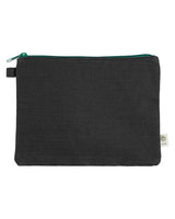 econscious EC8402 Hemp Pouch #color_BLACK/ KELLY