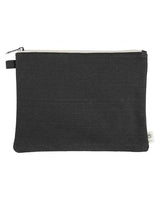 econscious EC8402 Hemp Pouch #color_BLACK/ NATURAL