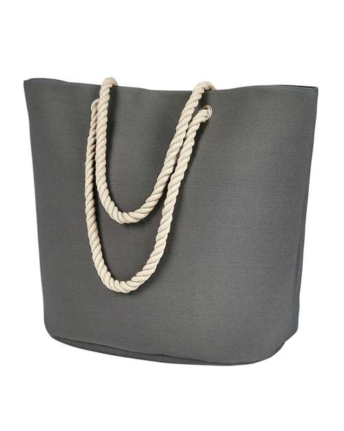 BAGedge BE256 Polyester Canvas Rope Tote #color_GRAY