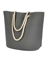 BAGedge BE256 Polyester Canvas Rope Tote #color_GRAY