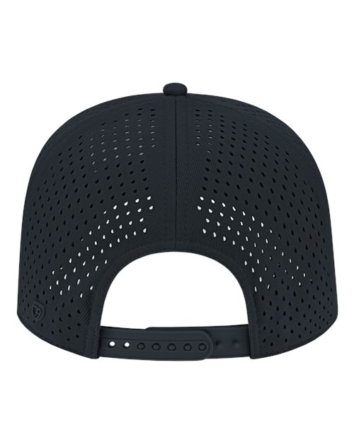 CAP AMERICA i8540 Premium Water-Resistant Perforated Cap #color_Black