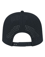 CAP AMERICA i8540 Premium Water-Resistant Perforated Cap #color_Black