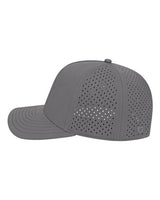 CAP AMERICA i8540 Premium Water-Resistant Perforated Cap #color_Charcoal