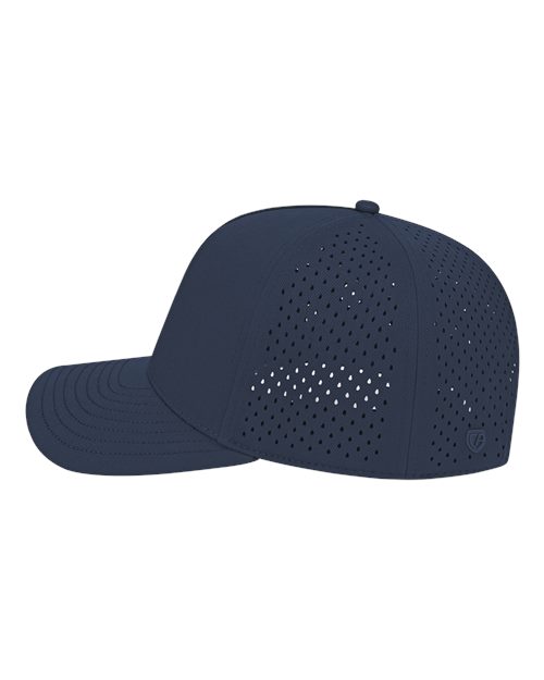 CAP AMERICA i8540 Premium Water-Resistant Perforated Cap #color_Navy