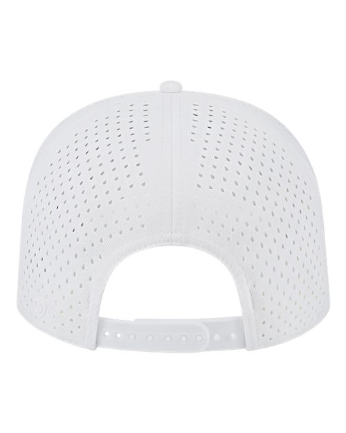 CAP AMERICA i8540 Premium Water-Resistant Perforated Cap #color_White