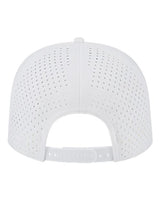 CAP AMERICA i8540 Premium Water-Resistant Perforated Cap #color_White