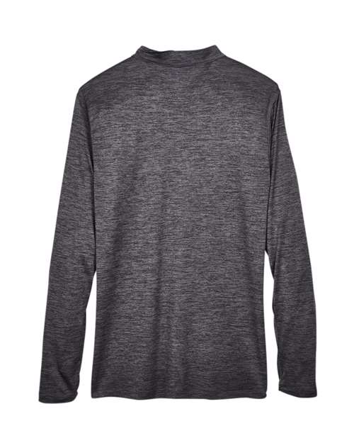 Core 365 CE401 Men's Kinetic Performance Quarter-Zip #color_CARBON/ BLACK