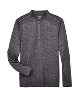 Core 365 CE401 Men's Kinetic Performance Quarter-Zip #color_CARBON/ BLACK