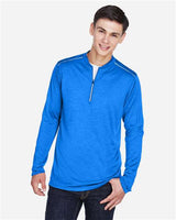 Core 365 CE401 Men's Kinetic Performance Quarter-Zip #color_TRU ROYAL/ CRBN