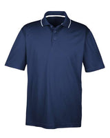 UltraClub 8406 Men's Cool & Dry Sport Two-Tone Polo #color_NAVY/ WHITE
