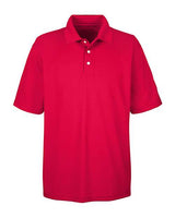 UltraClub 8445 Men's Cool & Dry Stain-Release Performance Polo #color_RED