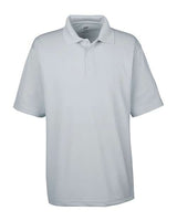 UltraClub 8445 Men's Cool & Dry Stain-Release Performance Polo #color_SILVER