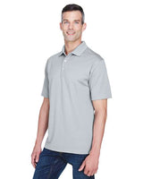 UltraClub 8445 Men's Cool & Dry Stain-Release Performance Polo #color_SILVER