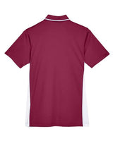 UltraClub 8406L Ladies' Cool & Dry Sport Two-Tone Polo #color_MAROON/ WHITE