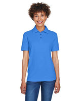 UltraClub 8541 Ladies' Whisper Piqu Polo #color_FRENCH BLUE